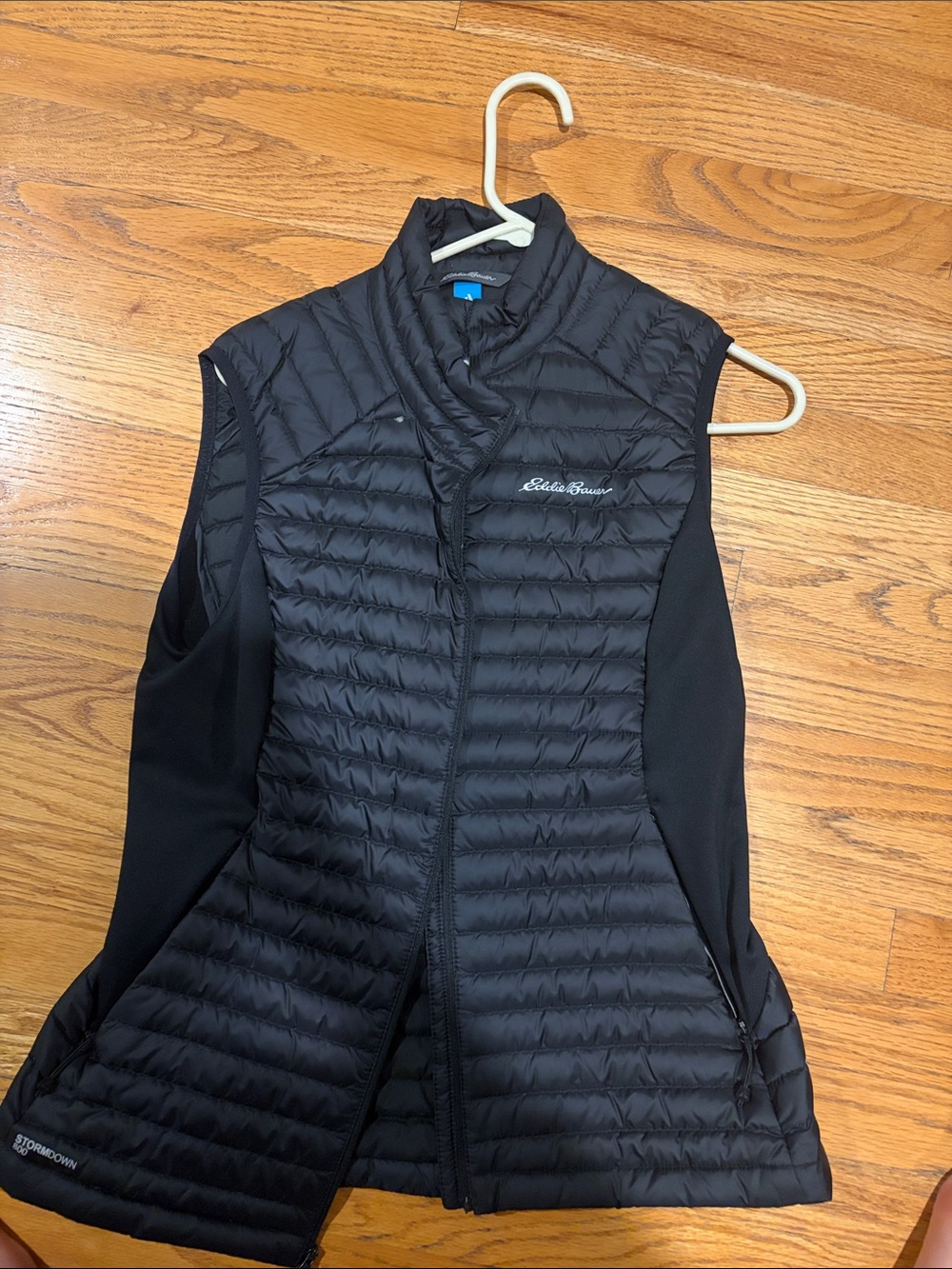 Eddie Bauer Black Quilted Packable Insulated Vest
